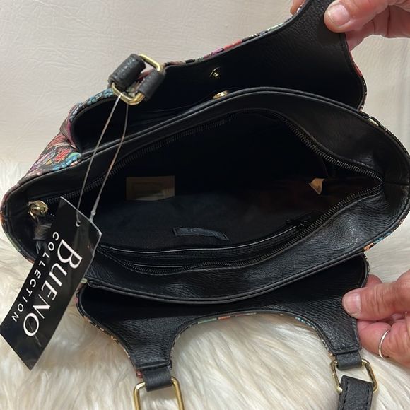 Bueno Print Small Tote Floral/Black - Picture 3 of 8